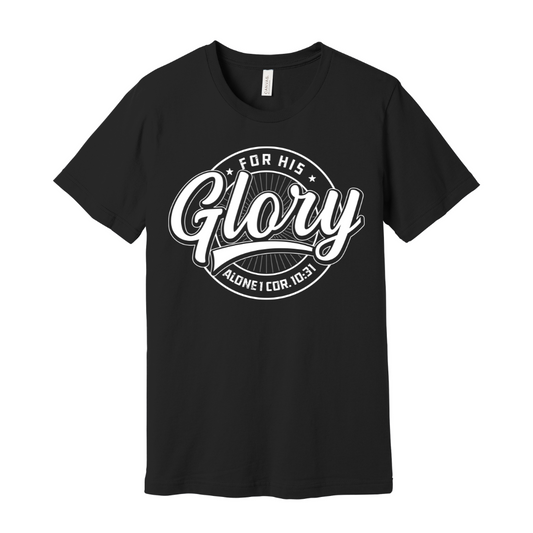 His Glory T-Shirt - Black